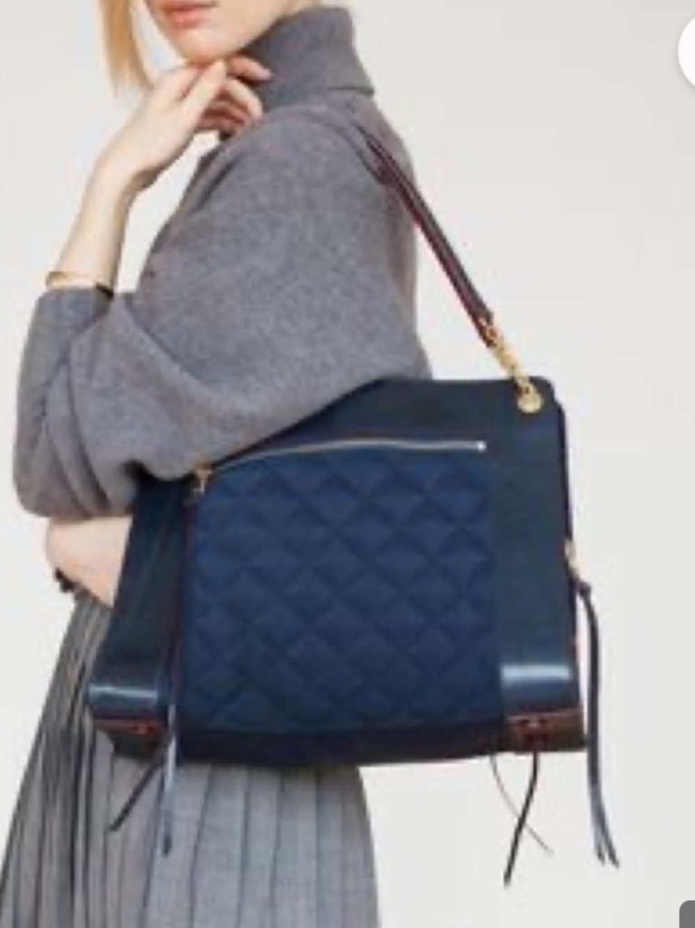 MZ Wallace quilted shoulder bag purse